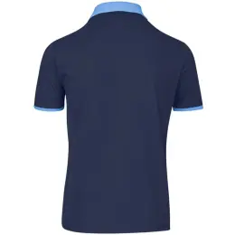 Mens Caliber Golf Shirt Navy Back